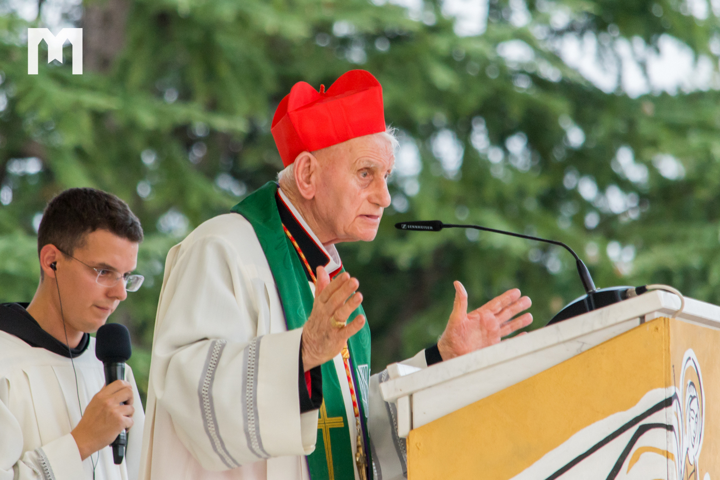 Kardinal Ernest Simoni iz Albanije propovijedao na misi u Međugorju
